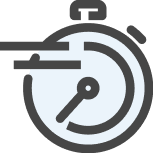 ストップウォッチのイラスト