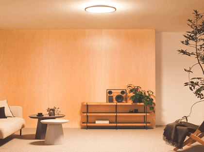 部屋全体を照らすLEDシーリングライト