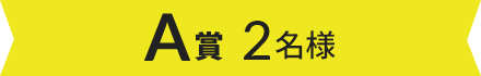 A賞 2名様