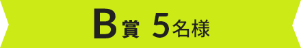 B賞 5名様