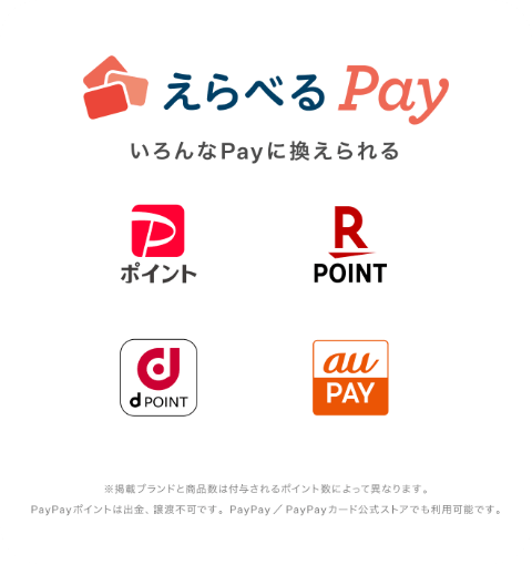 えらべるPay いろんなPayに換えられる