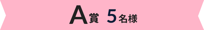 A賞 5名様
