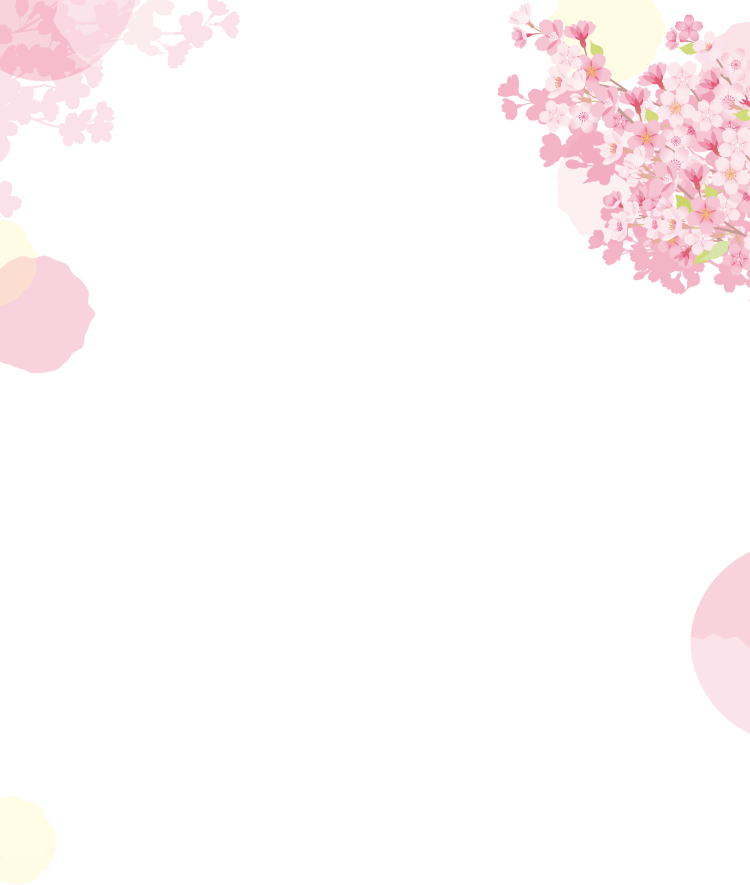 桜の花びらや枝