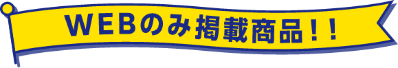 WEBのみ掲載商品!