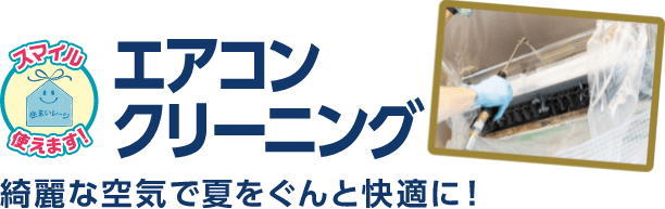 エアコンクリーニング 綺麗な空気で夏をぐんと快適に！