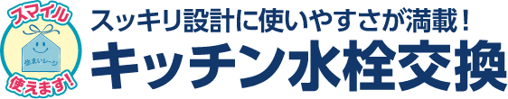 スッキリ設計に使いやすさが満載！キッチン水栓交換