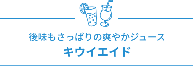 キウイエイド 後味もさっぱりの爽やかジュース