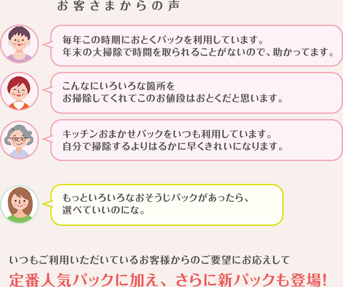 お客様からの声