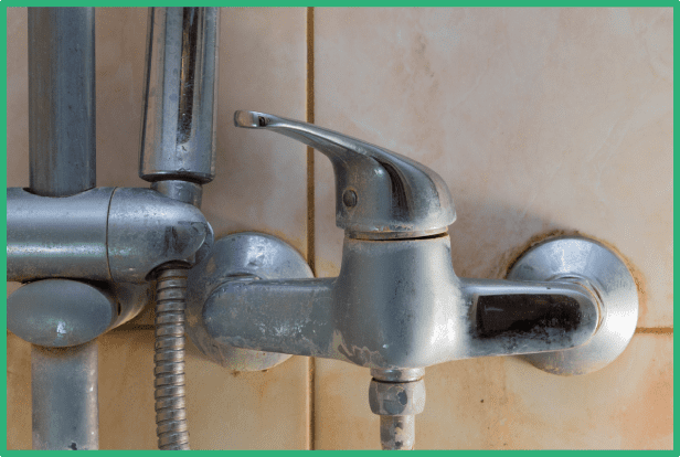 シャワーホースの水アカや石鹸かす